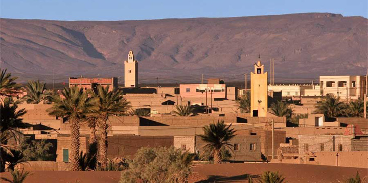marrakech ouarzazate  rose valley merzouga